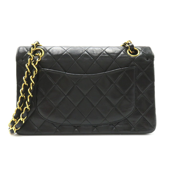 Chanel Bag Shoulder Double Matelasse Flap Black - Picture 1 of 10